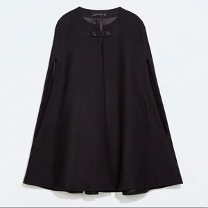Zara Black Cape - S